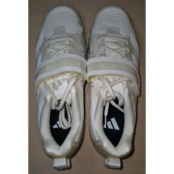 Adidas Adipower Weightlifting 3 Sneaker Off White Men\'s Size 9.5 IH8235 NEW